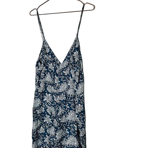 APIECE APART Women's Ostrea Blue Sleeveless V-Neck Tank Jumpsuit Size 10 - Picture 11 of 13